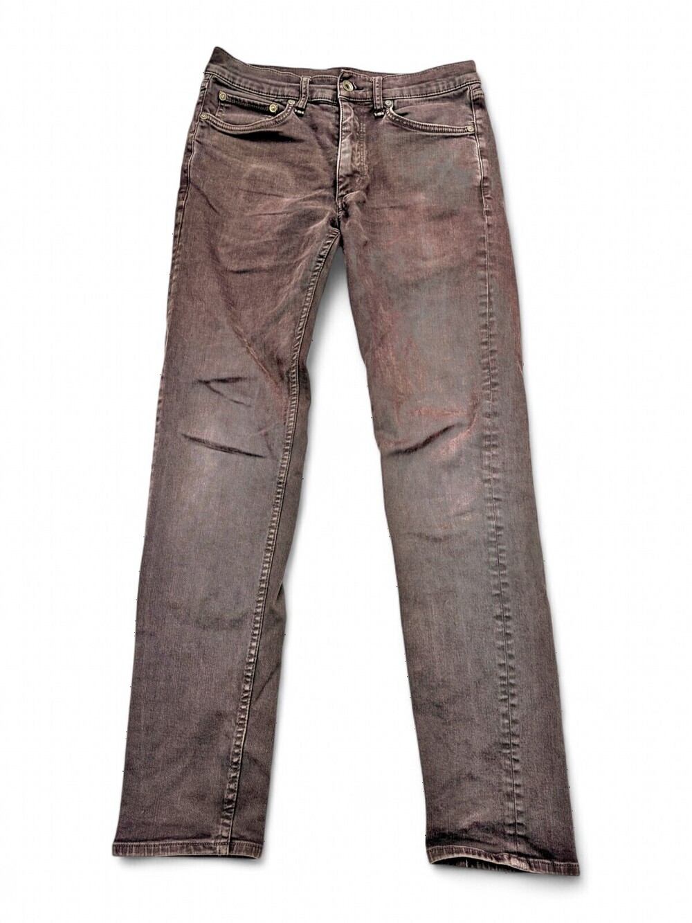 Rag & Bone Slim Straight Jeans Men 29x32 Dark Charcoal